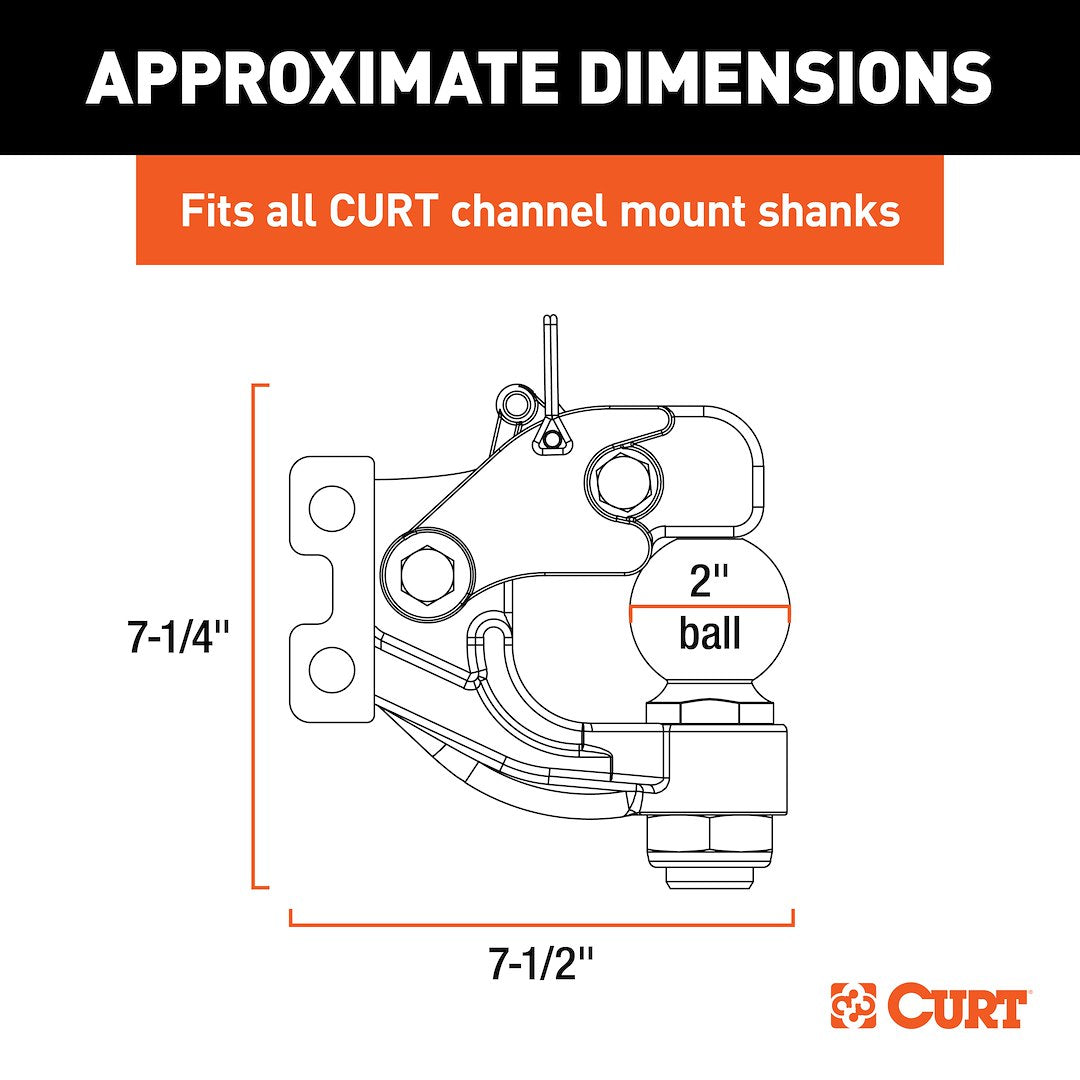 Product of Curt 45919 Pintle Hook