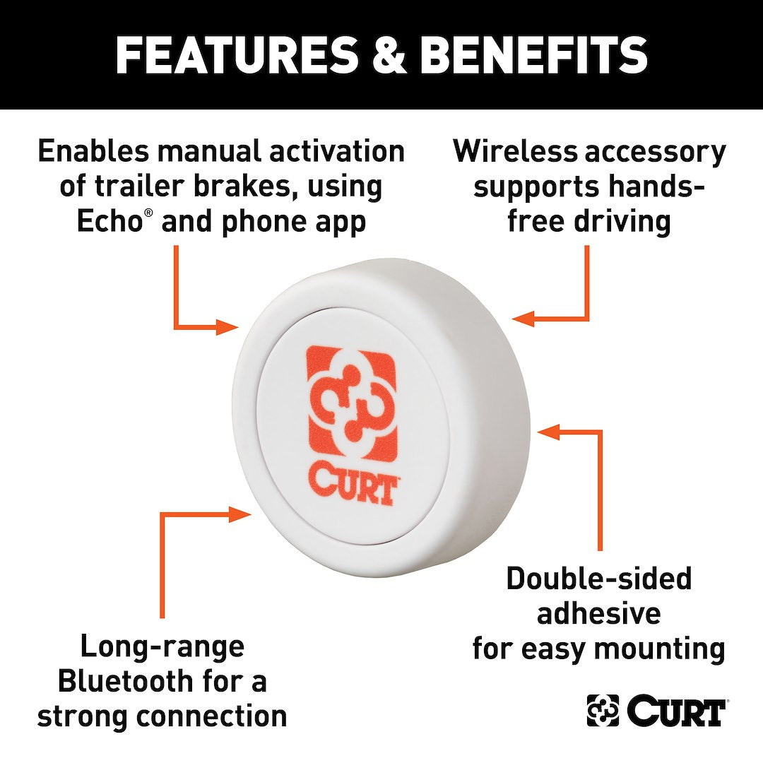 Product of Curt 51189 Trailer Brake Control Manual Override Button
