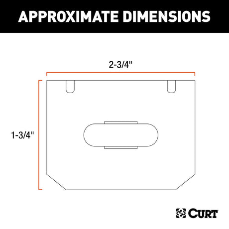 Product of Curt 58301 Trailer Wiring Connector Mounting Bracket