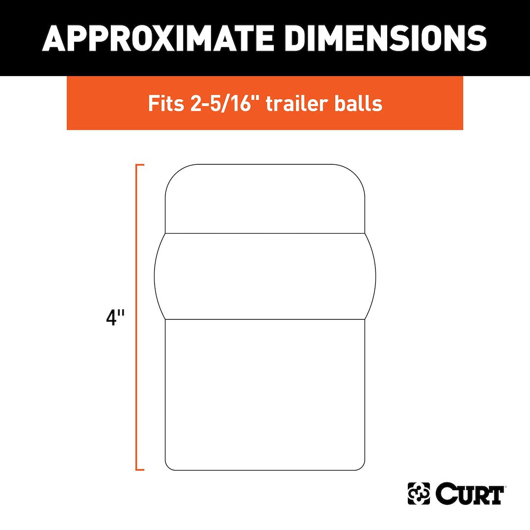 Product of Curt 21811 Trailer Hitch Ball Cover