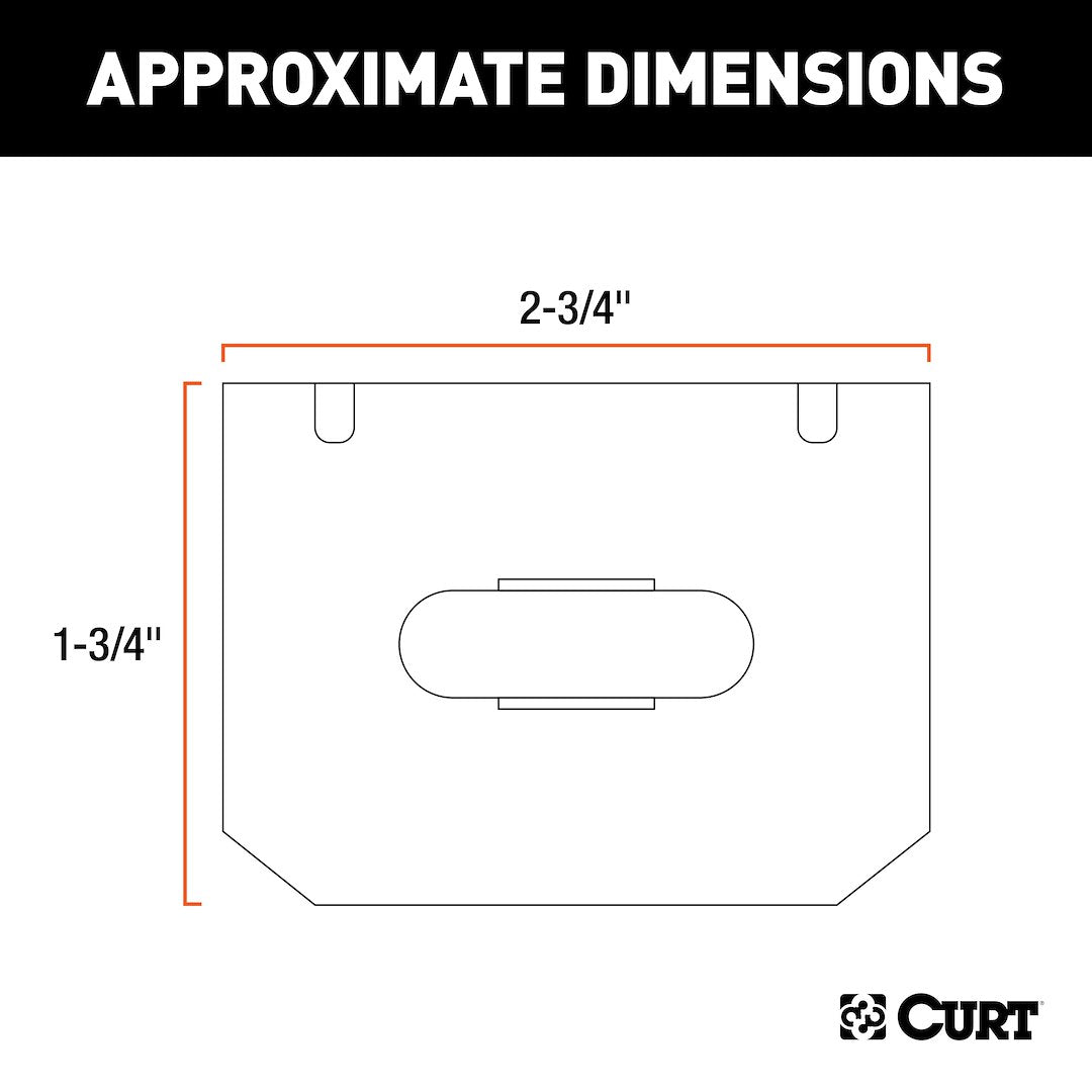 Product of Curt 58300 Trailer Wiring Connector Mounting Bracket