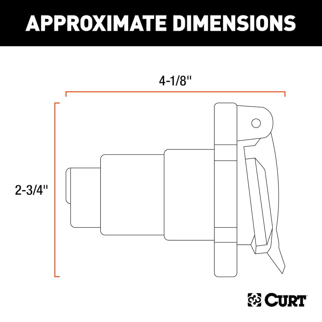 Product of Curt 58151 Trailer Wiring Connector