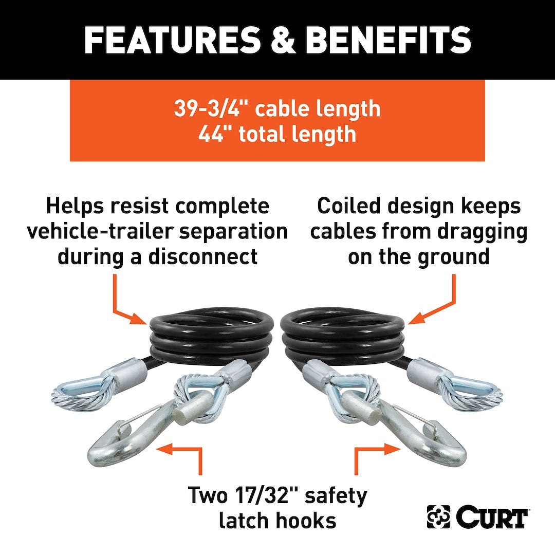 Product of Curt 80176 Trailer Safety Cable