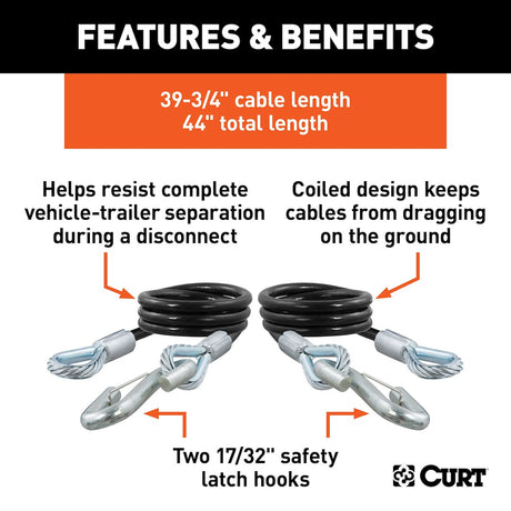 Product of Curt 80176 Trailer Safety Cable