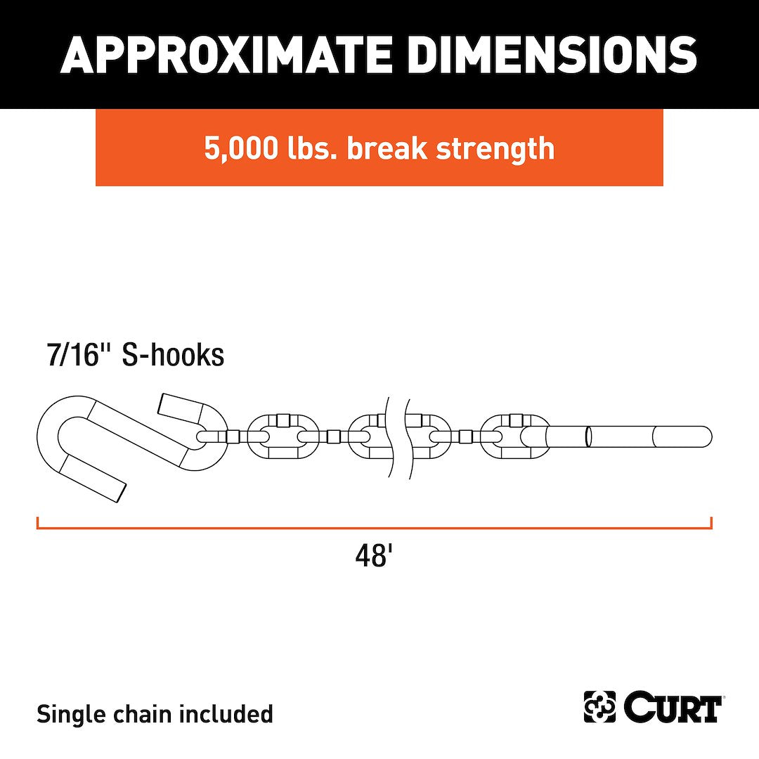 Product of Curt 80031 Trailer Safety Chain