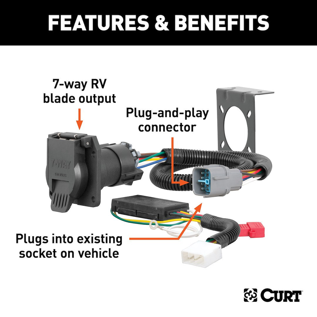 Product of Curt 56366 Trailer Wiring Connector