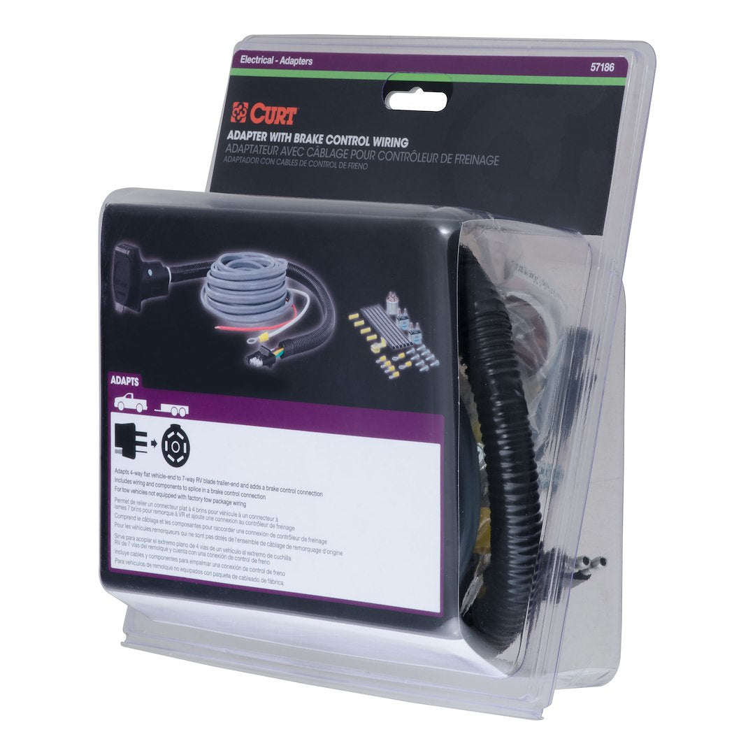 Product of Curt 57186 Trailer Wiring Connector Adapter