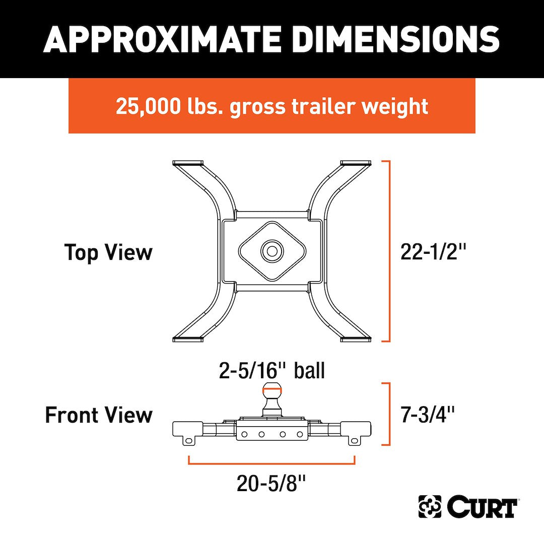 Product of Curt 16085 Gooseneck Trailer Hitch