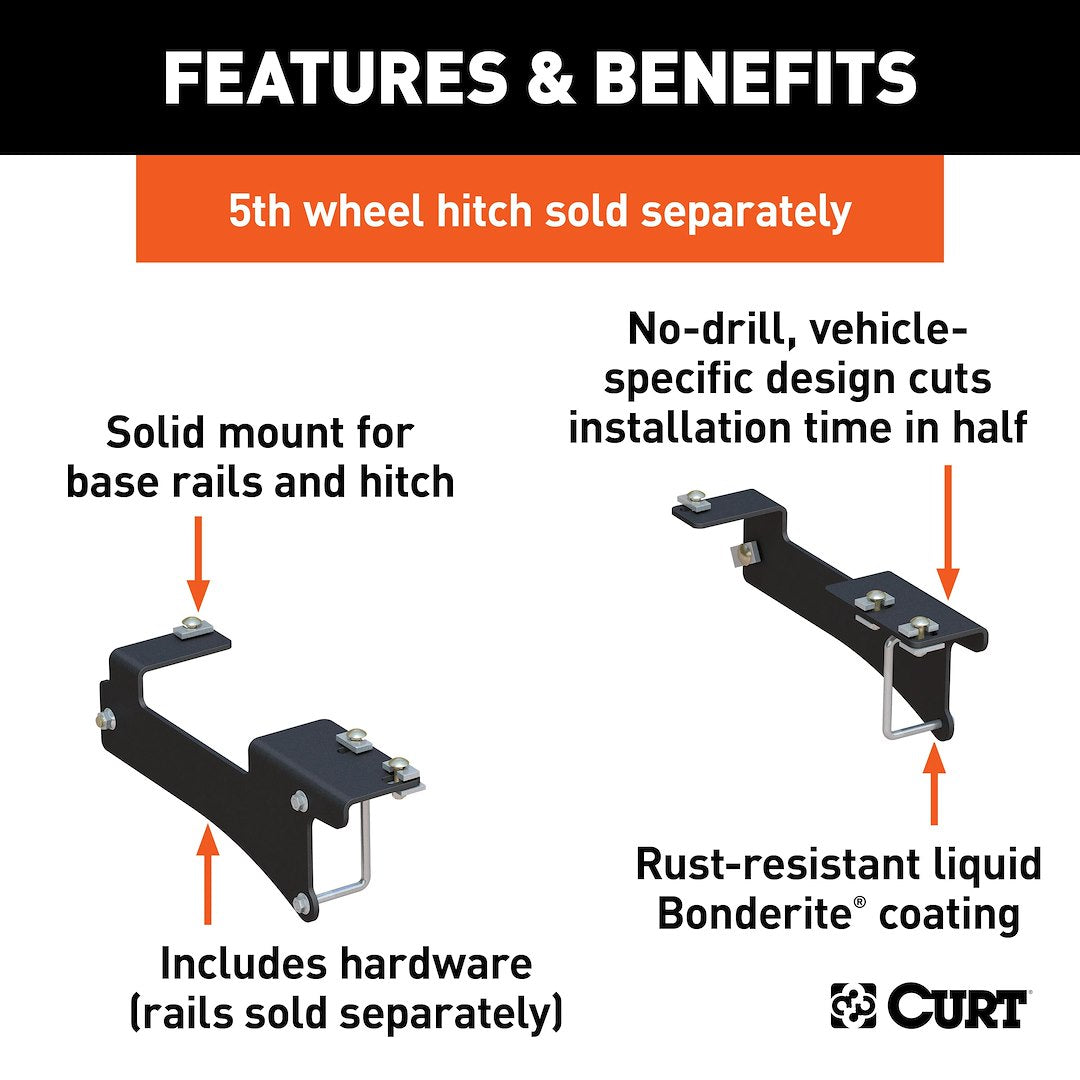 Product of Curt 16429 Fifth Wheel Trailer Hitch Mount Kit