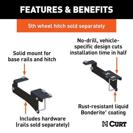 Product of Curt 16429 Fifth Wheel Trailer Hitch Mount Kit