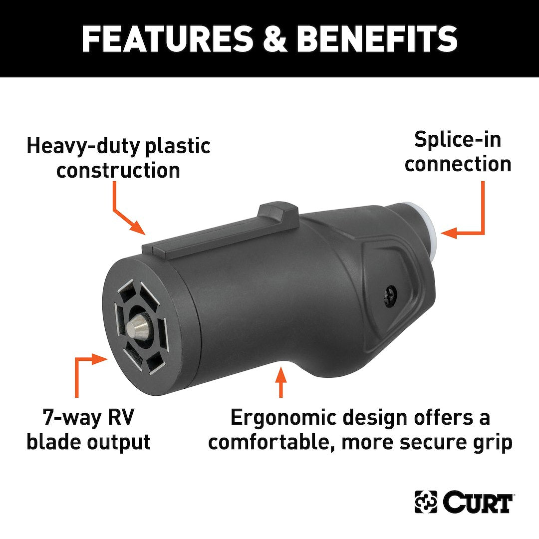 Product of Curt 58145 Trailer Wiring Connector