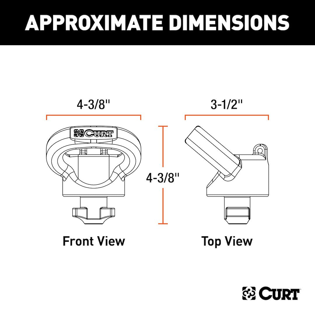 Product of Curt 60617 Trailer Safety Chain Anchor