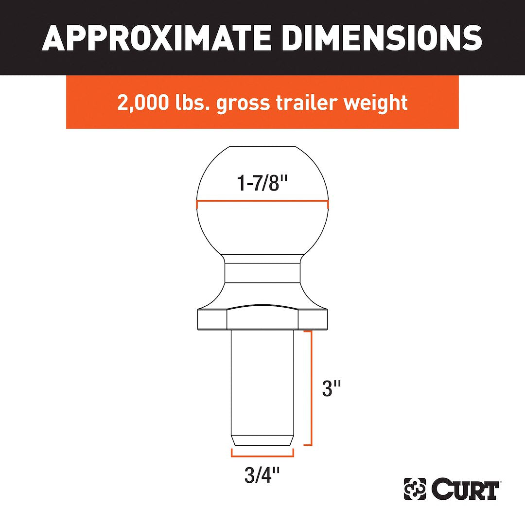 Product of Curt 40016 Trailer Hitch Ball