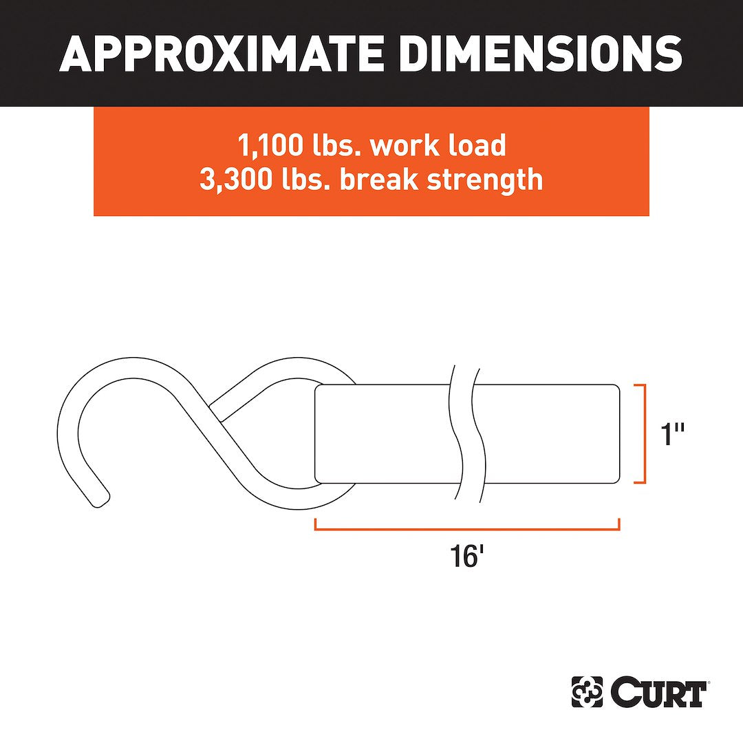 Product of Curt 83027 Tie Down Strap