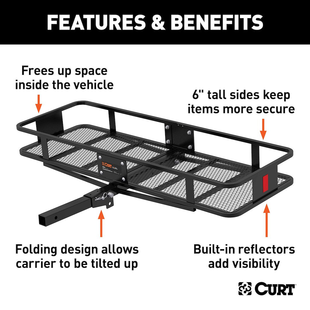 Product of Curt 18151 Trailer Hitch Cargo Carrier