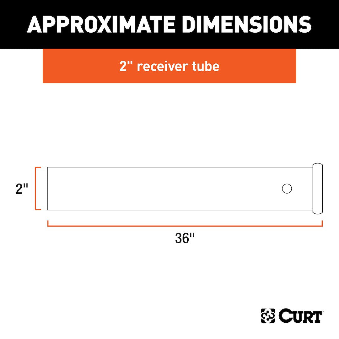 Product of Curt 49360 Trailer Hitch Receiver Tube