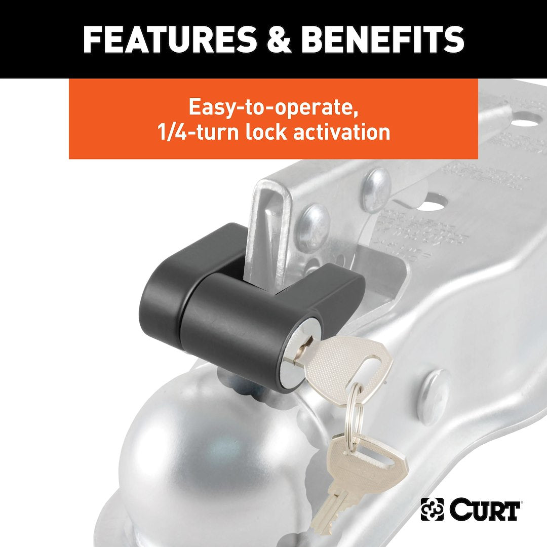 Product of Curt 23521 Trailer Coupler Lock