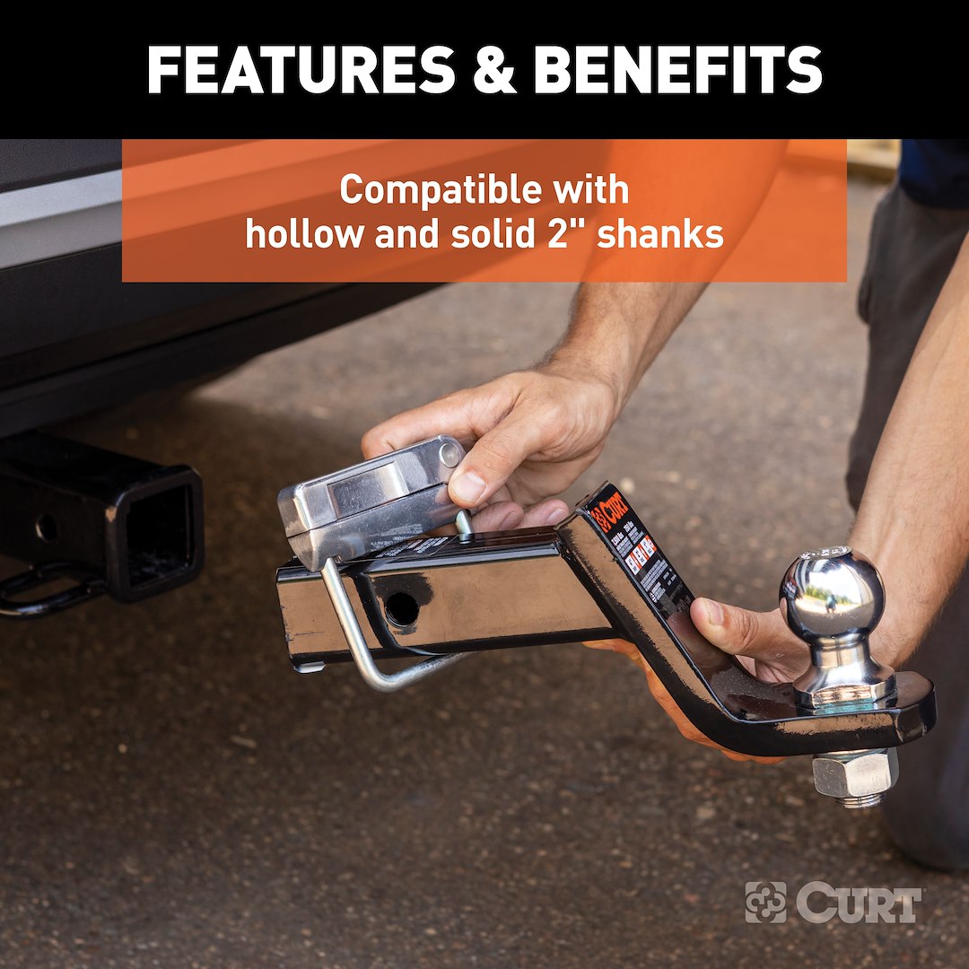 Product of Curt 22325 Trailer Hitch Receiver Tube Anti Rattle Bracket