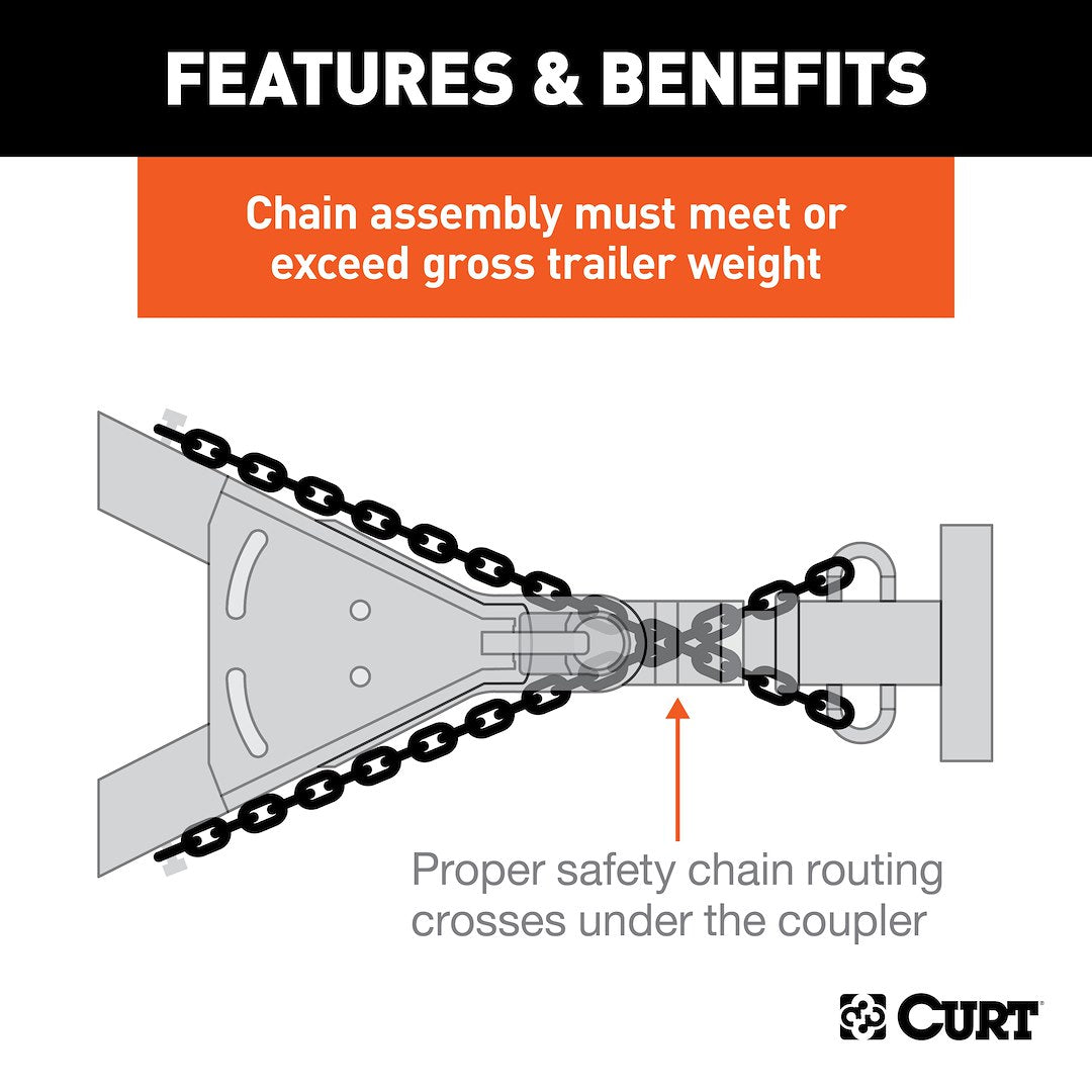 Product of Curt 80304 Trailer Safety Chain