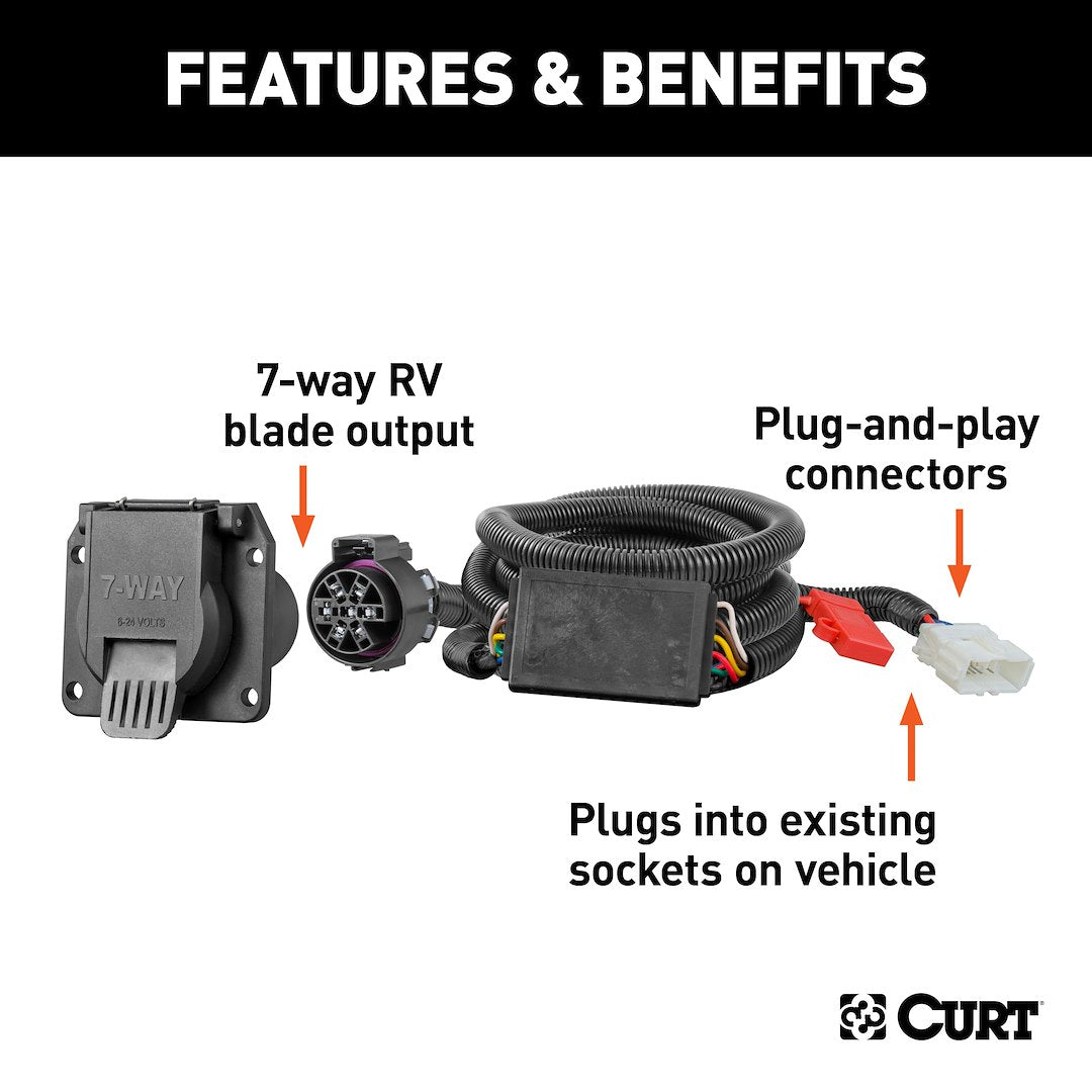 Product of Curt 56421 Trailer Wiring Connector