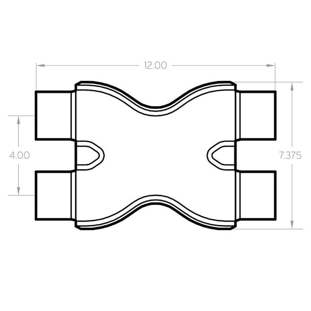Product of Magnaflow Performance 10791 Exhaust Crossover Pipe