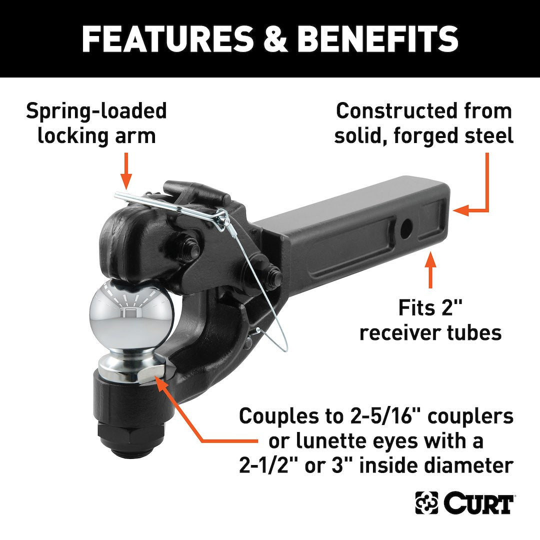 Product of Curt 48006 Pintle Hook