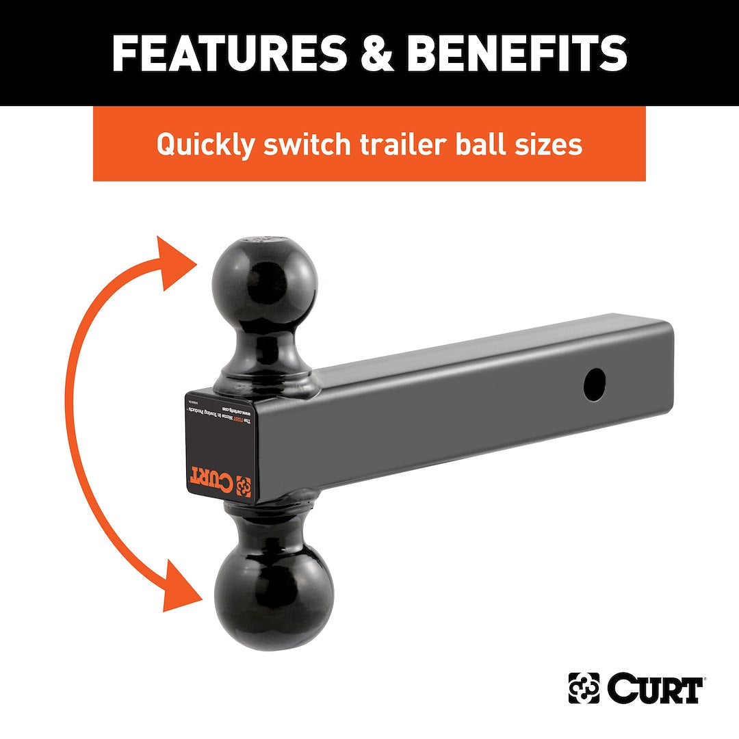 Product of Curt 45660 Trailer Hitch Ball Mount