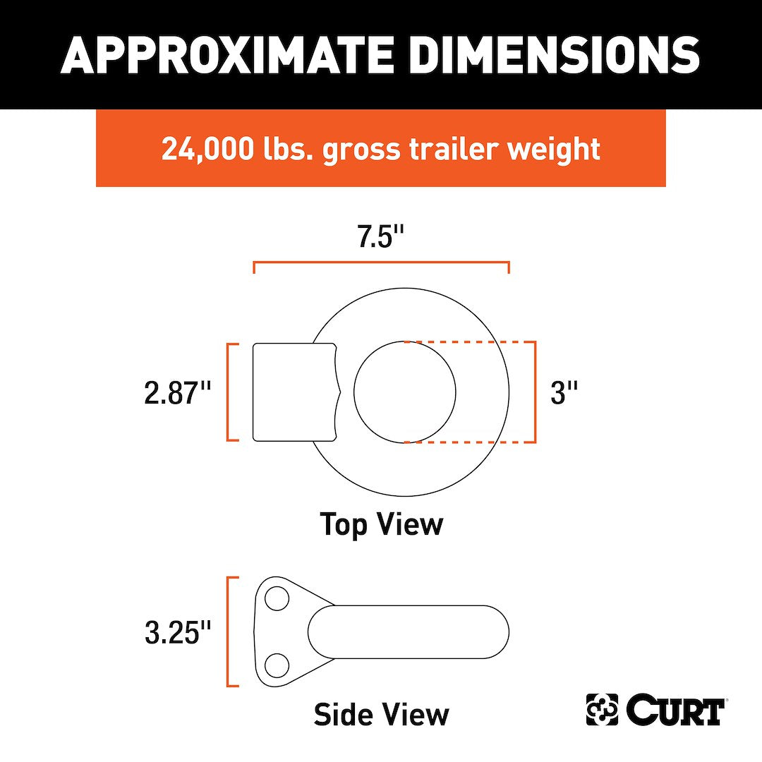 Product of Curt 48660 Lunette Ring