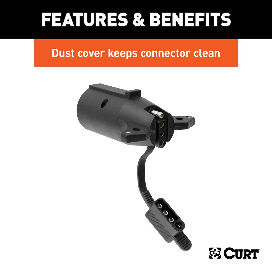 Product of Curt 57245 Trailer Wiring Connector Adapter