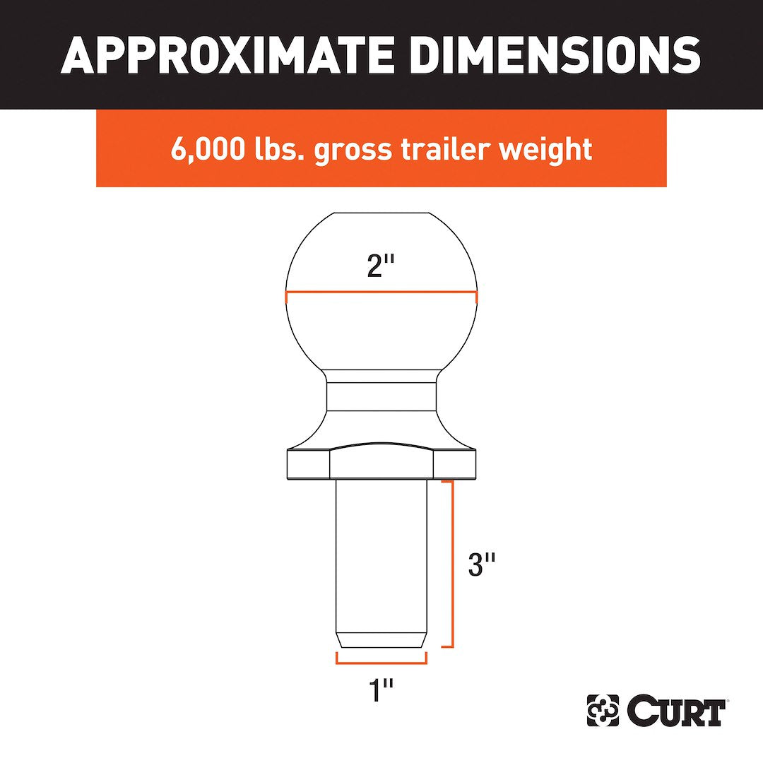 Product of Curt 40020 Trailer Hitch Ball