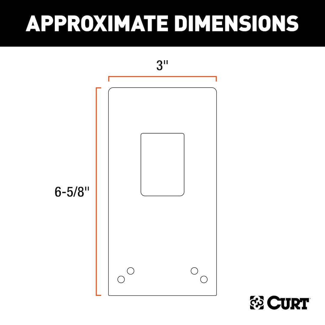 Product of Curt 57202 Trailer Wiring Connector Mounting Bracket