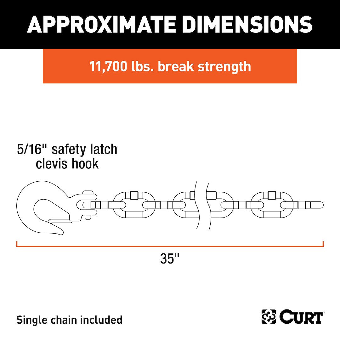 Product of Curt 80314 Trailer Safety Chain