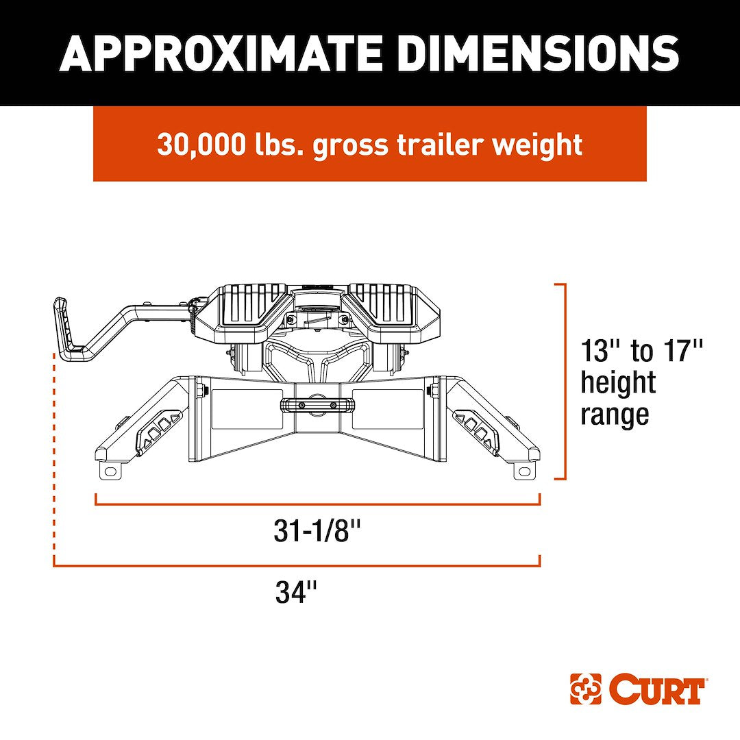 Product of Curt 16320 Fifth Wheel Trailer Hitch