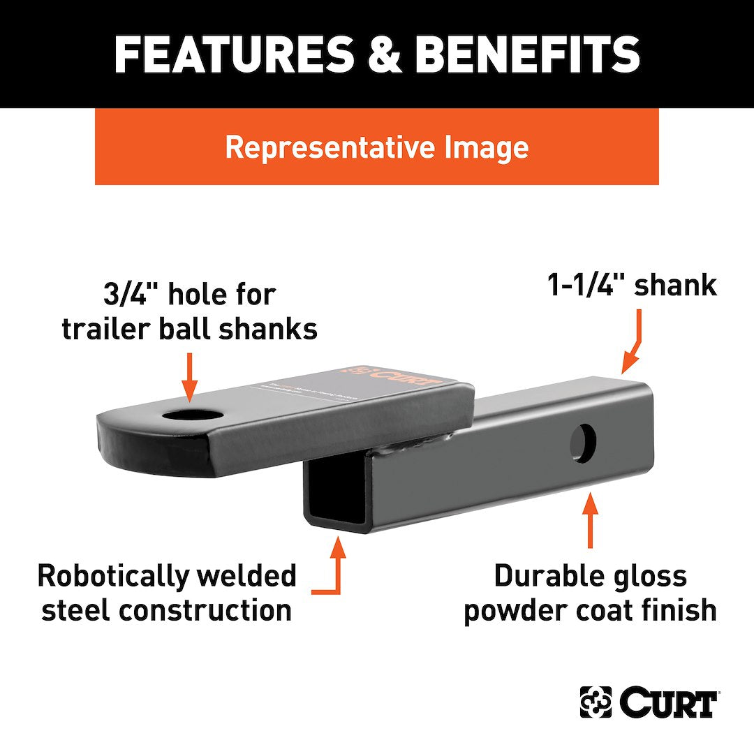 Product of Curt 45521 Trailer Hitch Ball Mount