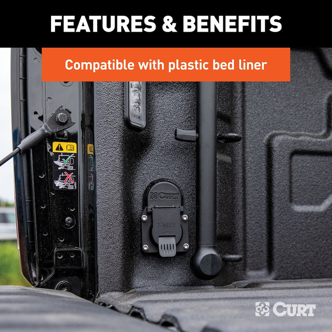 Product of Curt 55417 Trailer Wiring Connector Adapter Housing