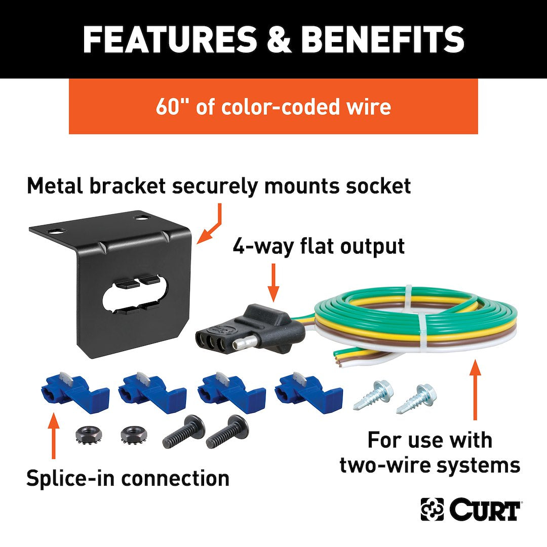 Product of Curt 58345 Trailer Wiring Connector