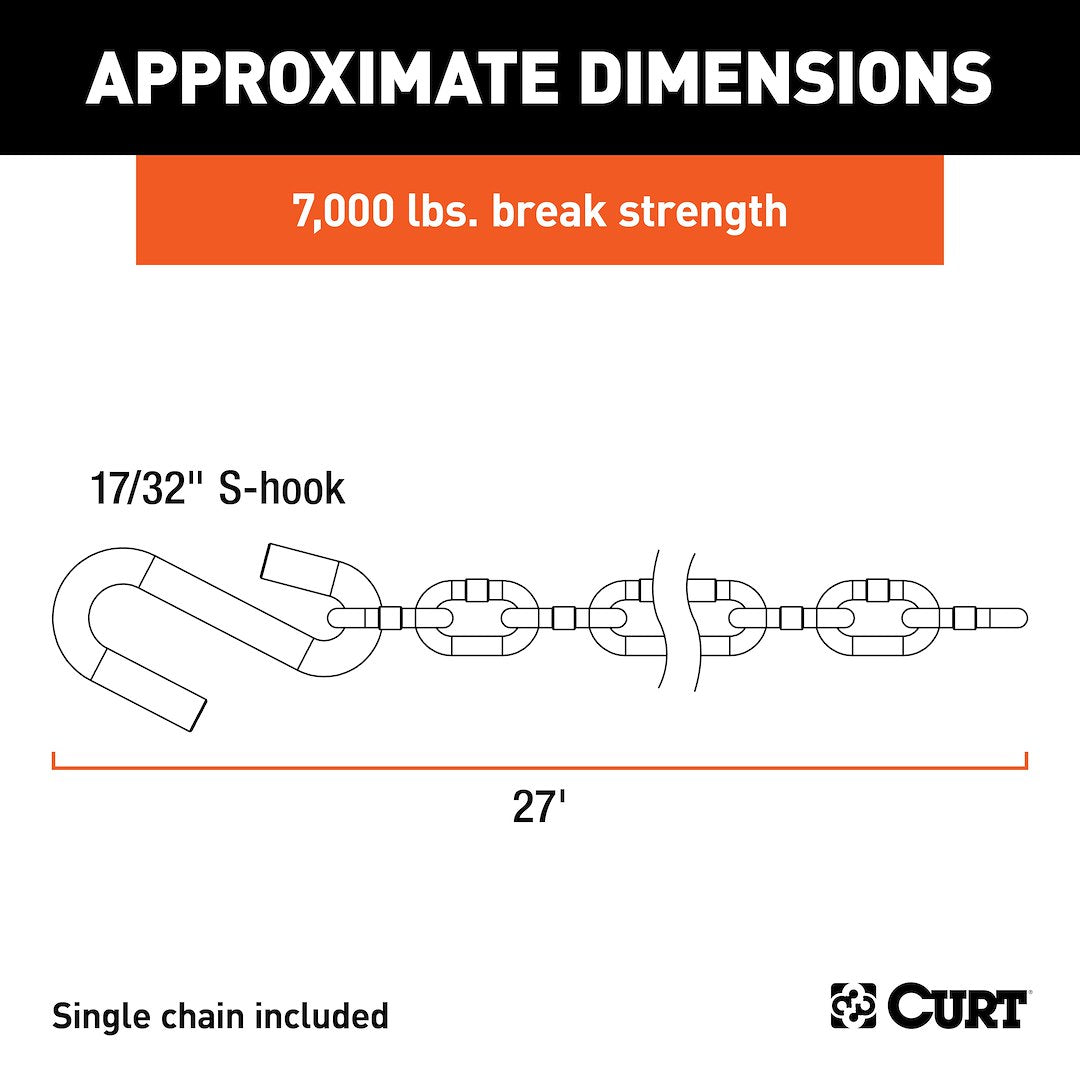 Product of Curt 80300 Trailer Safety Chain