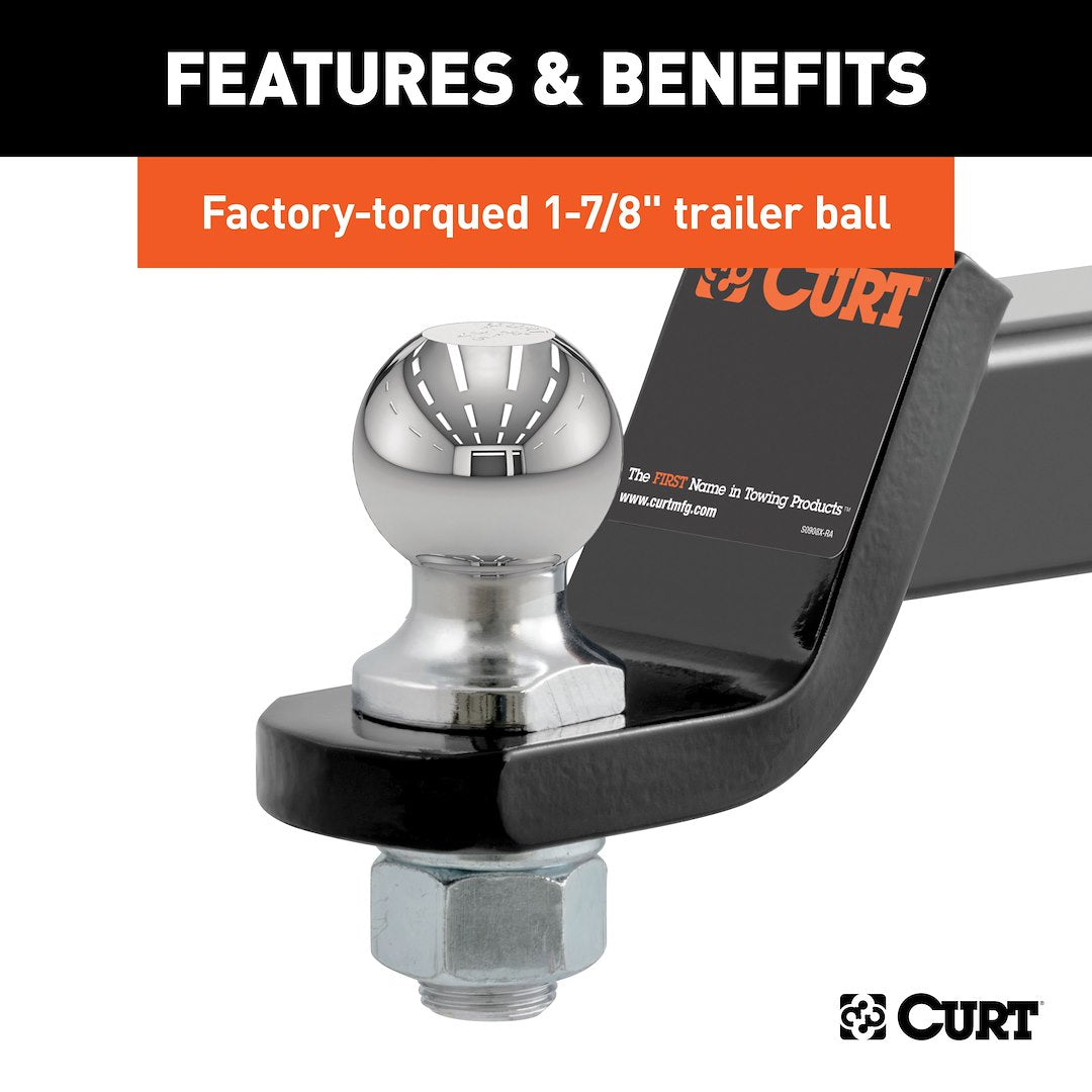 Product of Curt 45034 Trailer Hitch Ball Mount