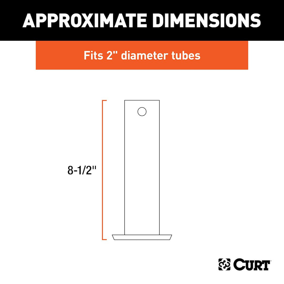 Product of Curt 28275 Trailer Tongue Jack Foot Plate