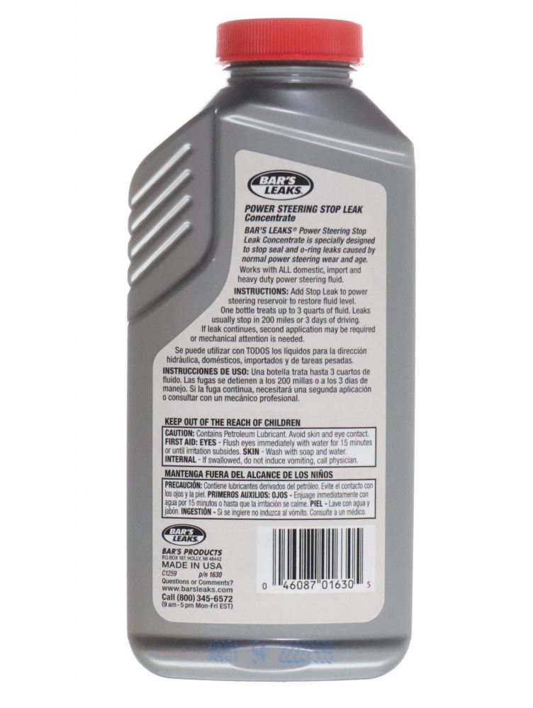 Product of Bars Leaks 1630 Power Steering Sealer