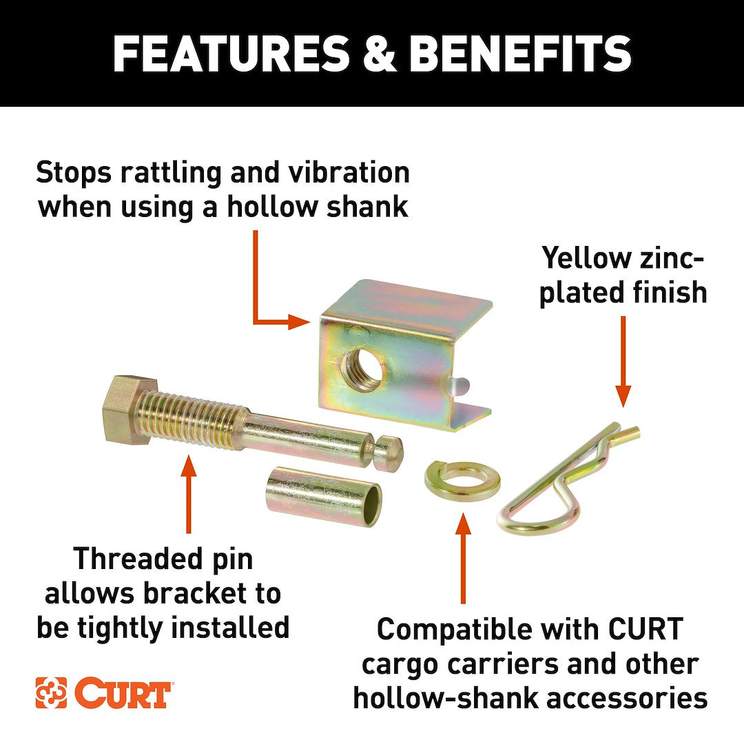 Product of Curt 22323 Trailer Hitch Receiver Tube Anti Rattle Bracket