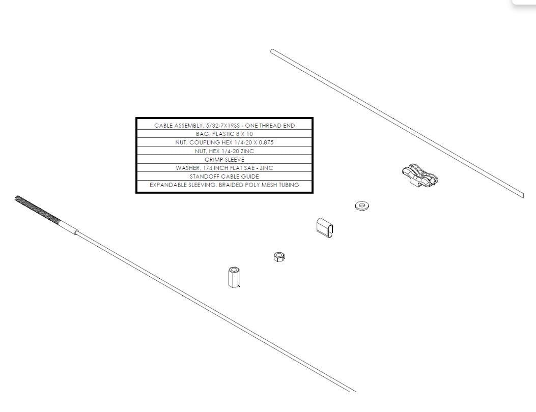 Product of Bal Rv 21700146 Slide Out Cable Repair Kit