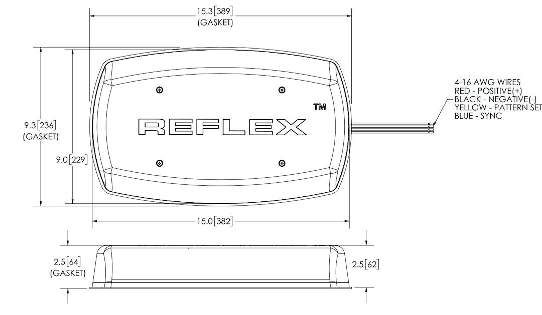 Product of Ecco Electronic 5585cab Warning Light