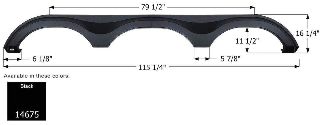 Product of Icon 14675 Fender Skirt