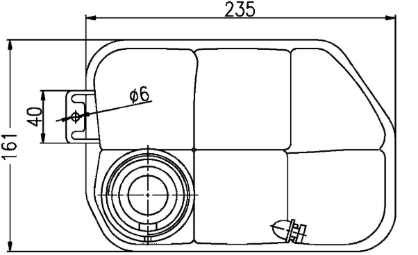 Product of Mahle/ Clevite Crt 202 000s Coolant Reservoir
