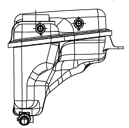 Product of Mahle/ Clevite Crt 203 000s Coolant Reservoir