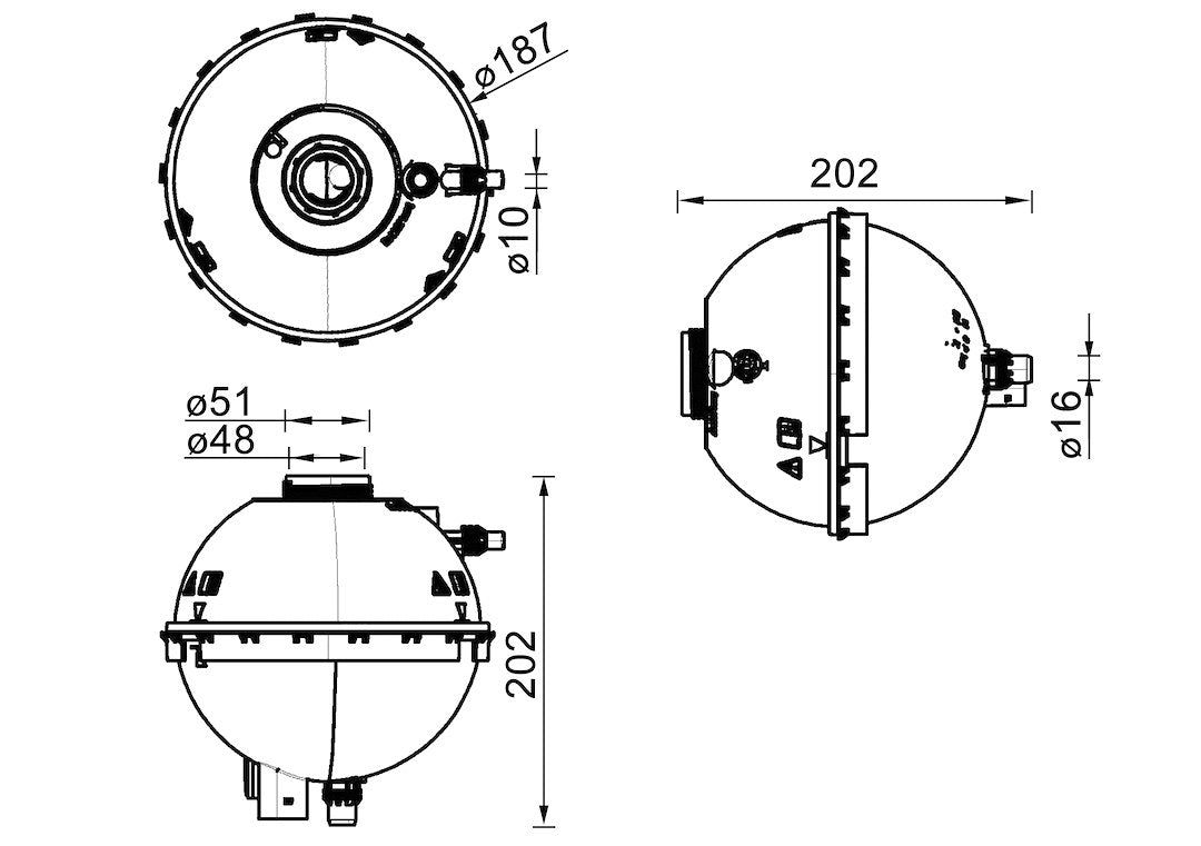 Product of Mahle/ Clevite Crt 211 000s Coolant Reservoir