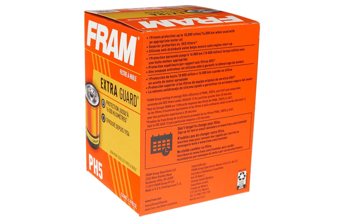 Product of Fram Filter Fph5wm Oil Filter