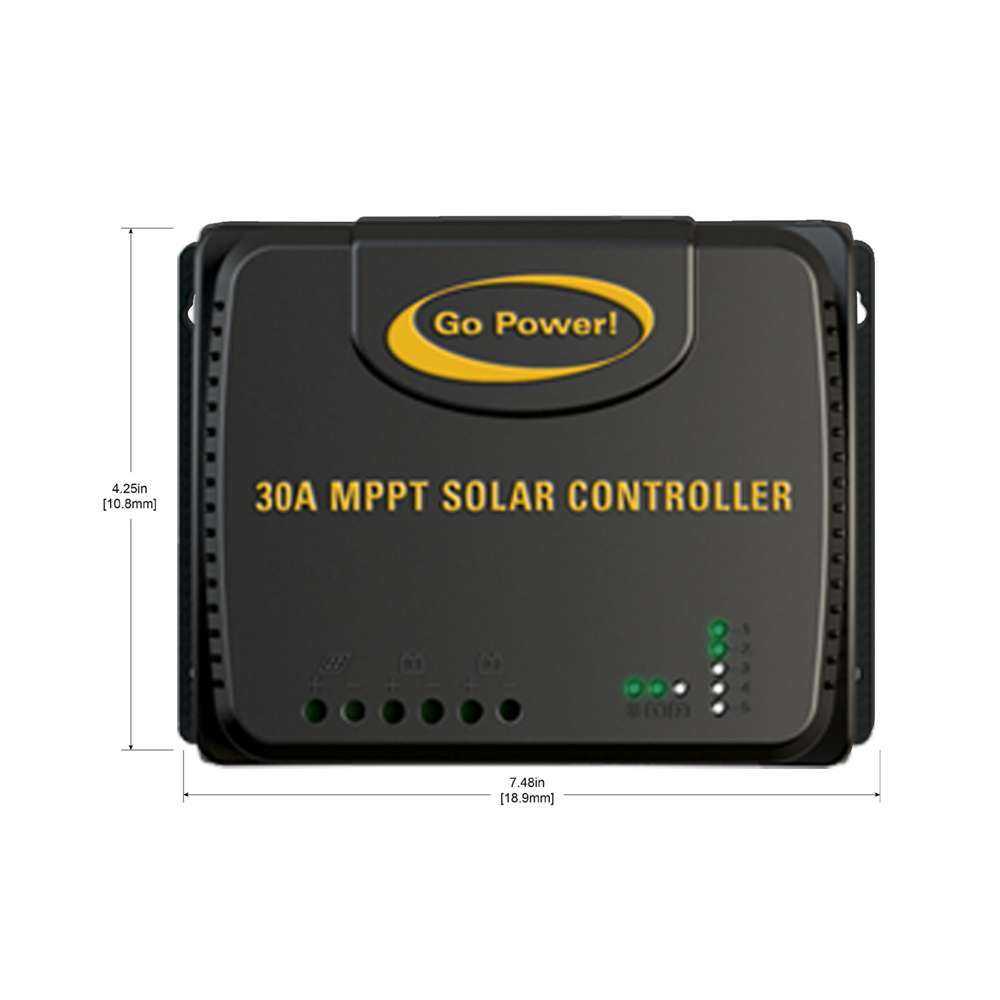 Product of Go Power Gp-Rvc-30-Mppt Battery Charger Controller