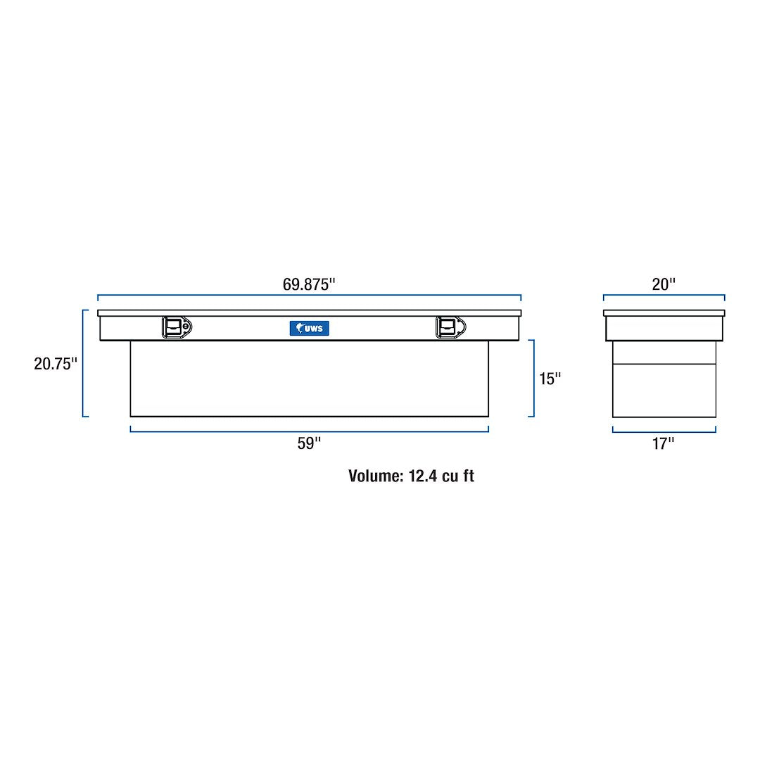 Product of Uws Tbsd-69-Blk Tool Box